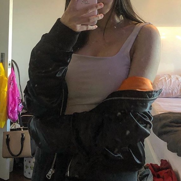 Satin bomber jacket - Picture 2 of 3